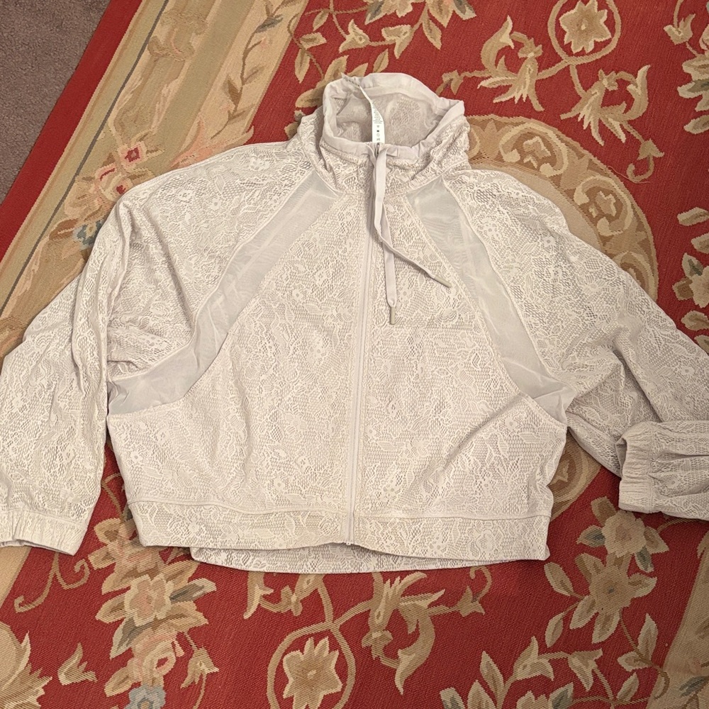 Lululemon Athletica lace zip up Jacket